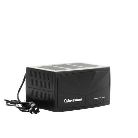 Regulador De Voltaje de 1500VA/750W, Entrada NEMA 5-15P, Con 8 Salidas NEMA 5-15R y Supresión de Picos a 245 Joules