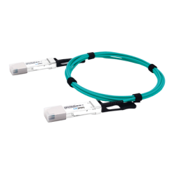 Cable AOC QSFP56 de 200 Gbps a 200 Gbps / Cable de fibra óptica Activo / Longitud: 1 metro 