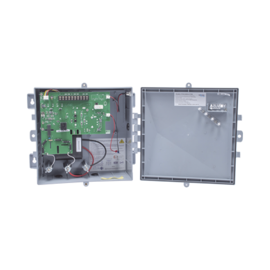 Energizador con tecnología SMT de 12,000Volts-1Joule/ 2500Mts Lineales de Protección / Cercas Electrificadas