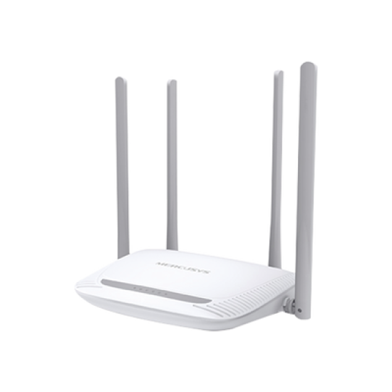 Router Inalámbrico N Mejorado / 2.4 GHz de 300 Mbps / 1 Puerto WAN 10/100 Mbps / 3 Puertos LAN 10/100 Mbps / 4 Antenas de 5 dBi