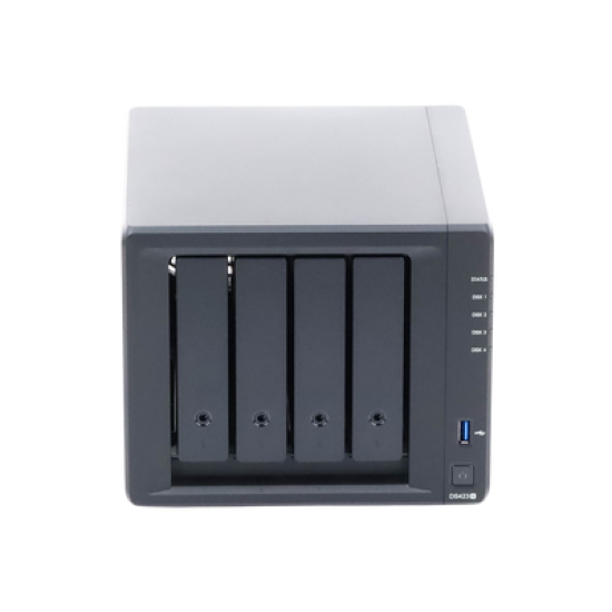 Servidor NAS de 4 Bahías  / Hasta 72 TB / Servicio Nube Gratis (P2P) / Administración Remota y Respaldo Programado