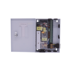 Fuente PREMIUM / 11-15 V / 9 canales / 16 A / Alta tecnología en seguridad / Doble ventilador / Hasta 1.8 Amperes por Salida / Filtro de ruido por canal / Diseño de alta gama.