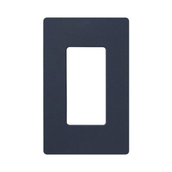 Placa de pared 1 espacio, para atenuador (dimmer), apagador ó control remoto inalámbrico LUTRON.