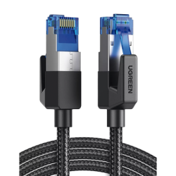 Cable Ethernet Cat8 CLASSâ… F/FTP Redondo con Malla de Nylon 1 Metro