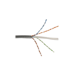 Bobina de Cable UTP Cat6, 23 AWG de 4 Pares, Alto Desempeño, PVC (CMR), 305m Reelex® (Color: Gris)