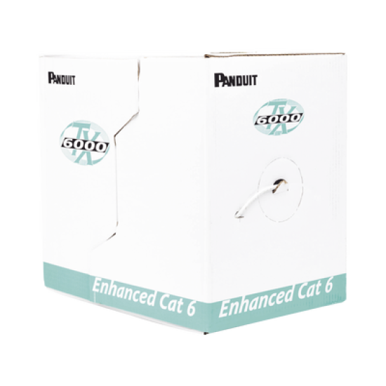 Bobina de Cable UTP 305 m. de Cobre, TX6000™ PanNet, Reelex, Gris, Categoría 6 Mejorado (23 AWG), PVC (CMR, Riser), de 4 pares