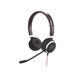 Jabra Evolve 40 Duo con Conexión USB / 3.5 mm, indicador de ocupado y cancelación de ruido pasiva (6399-823-109)