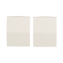 Unión recta de base, para uso con canaleta T70, Material PVC Rígido, Color Blanco Mate