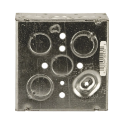 Caja Cuadrada Galvanizada  de 4