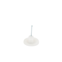 Grapa para cable plano de 4mm color transparente (100pzs) (3208-00100) 