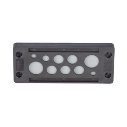 Pasacable de 10 Orificios de Marco Rectangular, IP65, 4.41