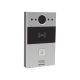 Videoportero de 1 Botón / Lector de Tarjetas MIFARE y PROX EM / Notificación a APP / 100% en la Nube / Notificación por Llamada Telefónica / SIP / ONVIF / IP65 / Cámara 2MP / Panel de Aluminio / Control de 2 Puertas