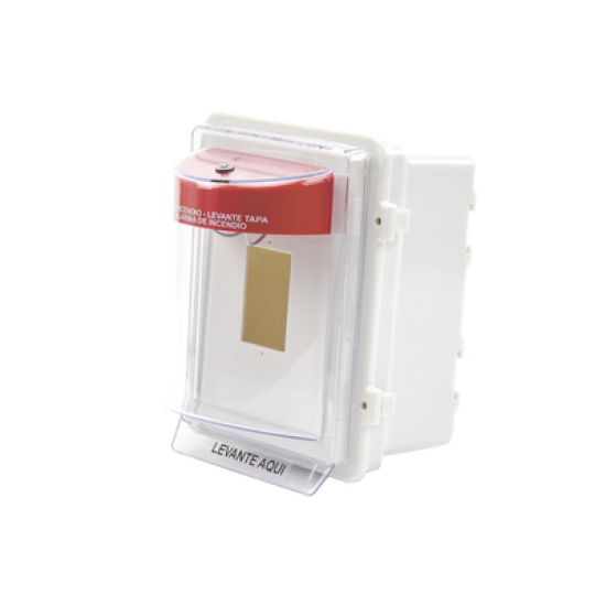 Protector Universal para Estación Manual, Fabricado en Policarbonato Súper Fuerte Para Uso en Exterior