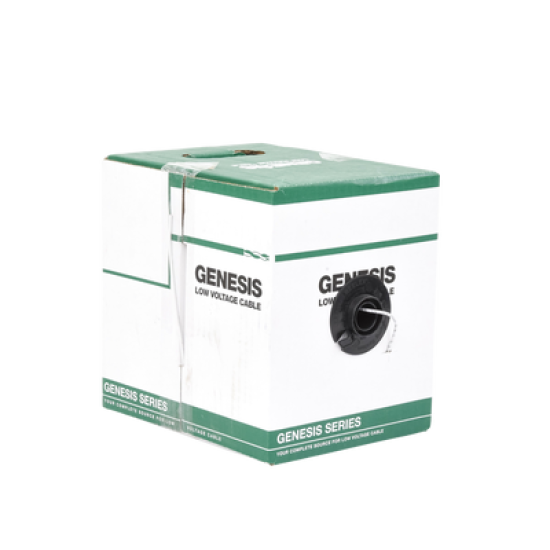 Bobina de 305 Metros / Alambre de Cobre 2 x 22 AWG / Tipo Alarmas CM-CL2 / Para Interior / Color Blanco / Para Aplicaciones de Alarmas de Intrusión / Automatización