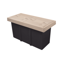 Registro de Telecomunicaciones L2T Ligero, 2 Tapas, Resistencia 2.5 Toneladas, Uso Peatonal