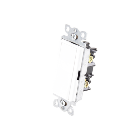 Apagador convencional On/Off, 15 Amp un solo polo.