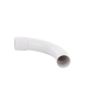 Curva de radio estrecho para tubería rígida, recomendado para cables de datos, PVC Auto-extinguible, de 32 mm