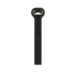 Cincho Dome-Top Nylon 6.6, 378mm largo x 7mm ancho, Color Negro. Paquete de 250 piezas