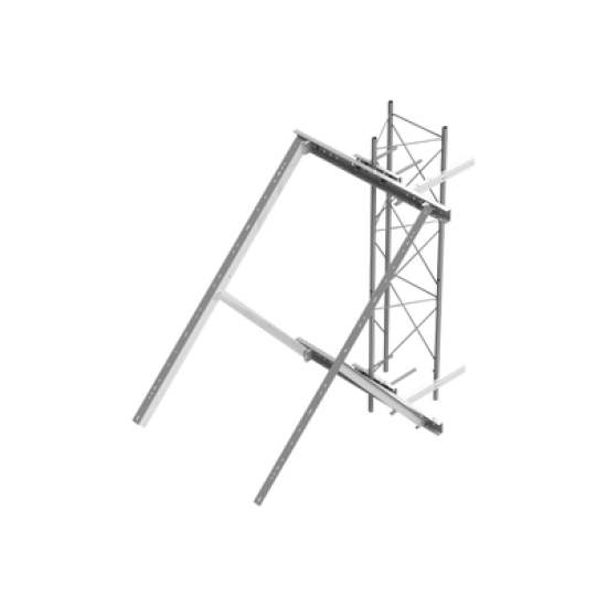 Montaje para Panel Solar de Poste o Torre Galvanizado Electrolítico (Ver Compatibilidad).