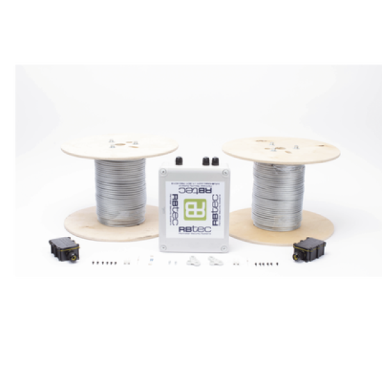 Kit de Cable Sensor Para Cerca Ciclonica IRONCLAD / 150 METROS / 2 ZONAS; 75 METROS POR ZONA / Sin Falsas Alarmas por Viento / TODO Incluido/TARJETA LPU400/ Calibración por Software