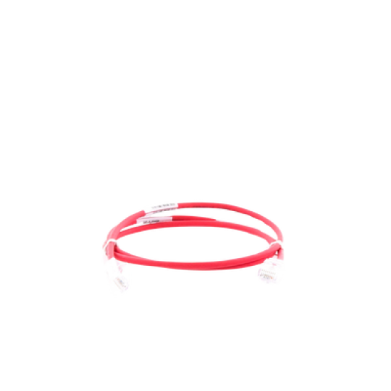 Cable de Parcheo TX6, UTP Cat6, Diámetro Reducido (28AWG), Color Rojo, 3ft 