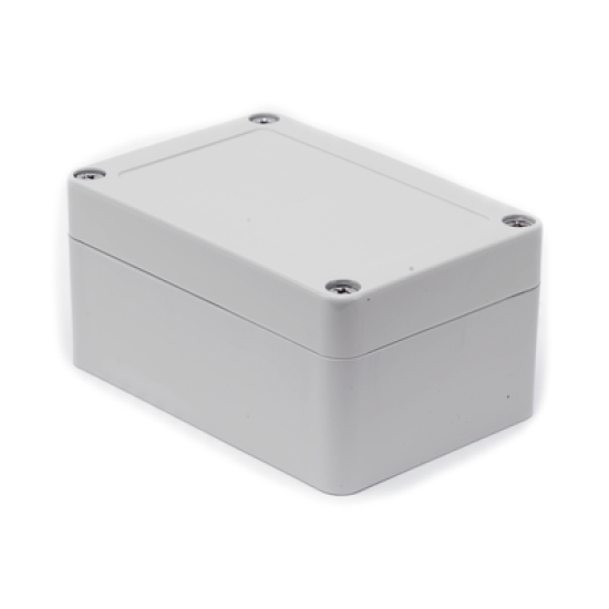 Gabinete Plástico para Exterior (IP65) de 100 x 68 x 50 mm Cierre por Tornillos. 