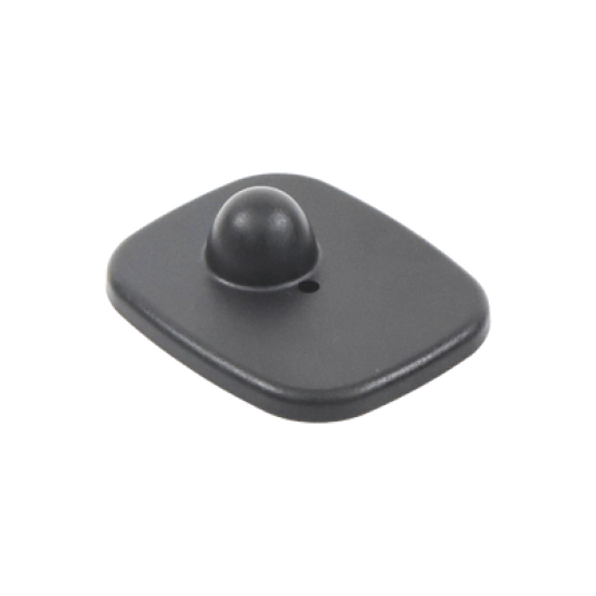 Paquete de 100 Tags RF Para Ropa, Tipo Mini Square, Color Negro