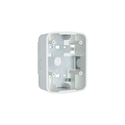 Caja de Montaje en Pared para Bocina y Bocina con Lampara Estroboscopica, Color Blanco