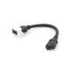 Adaptador HDMI con Pigtail Hembra-Hembra, Para vídeo 720, 1080p, 4K UHD Compatible con Faceplates MAX Siemon de 2 salidas, Color Blanco