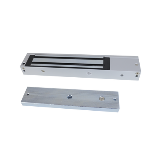 Chapa Magnética de 600 Lbs (272 Kg) / Montaje en Puerta Normal / Certificado CE /  Uso en Interior / Magnetismo Anti-residual