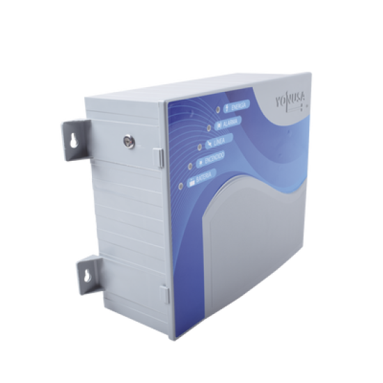 Energizador con tecnología SMT de 12,000Volts-1Joule/ 2500Mts Lineales de Protección / Cercos electricos