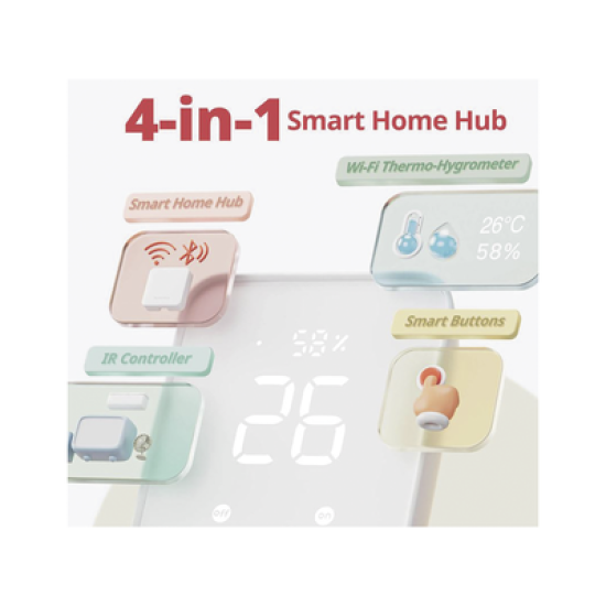 Controlador HUB principal para dispositivos SwitchBot, Señal Wifi y BLUETOOTH 