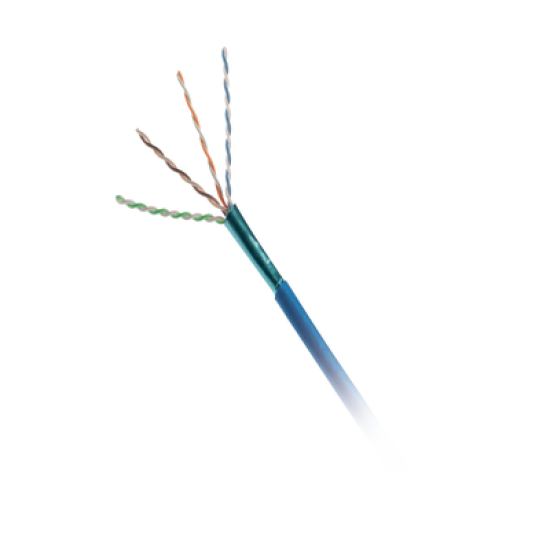 Bobina de Cable UTP de 4 Pares, Vari-MaTriX, Cat6A, 23 AWG, CMP (Plenum), Color Azul, 305m
