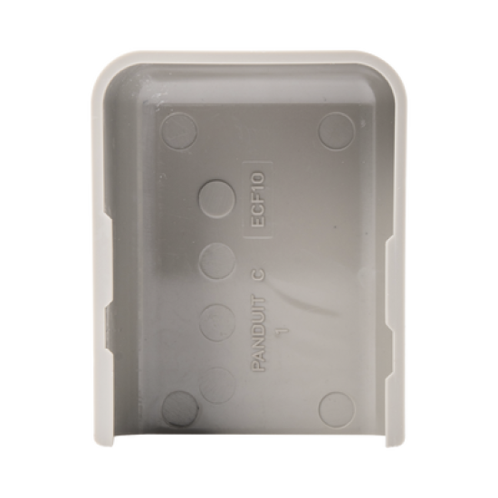 Tapa Final, para uso con canaleta LD10, material ABS, Color Gris