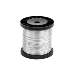 Bobina de 500 Metros / Alambre de Aluminio Reforzado / 16 AWG / Para Intemperie / Ideal para Cercas Electrificadas.