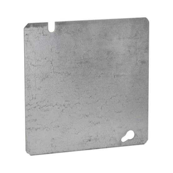 Tapa Cuadrada Ciega de  Acero Galvanizado de 4 11/16