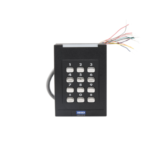 Lector con Teclado 921 PROX HID, EM /iClass SEOS (no clonable) /iClass SE/ iClass SR/ iClass /Mifare Classic, DesFire, Bluetooth/ Garantía de por Vida