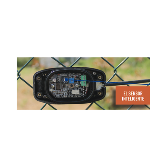 Sensor Inteligente Universal / Anti-trepa de intrusos / Para muros, mallas ciclonicas, rejas, paredes, andamios, vidrio, cristales, etc / Sin falsas alarmas /Protección de 5 metros de diámetro / Integración con cualquier panel de alar