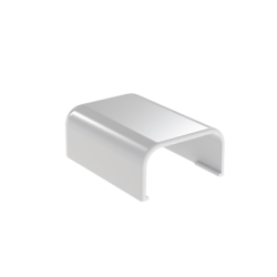 Tapa Final, para uso con canaleta LD5, material ABS, Color Blanco