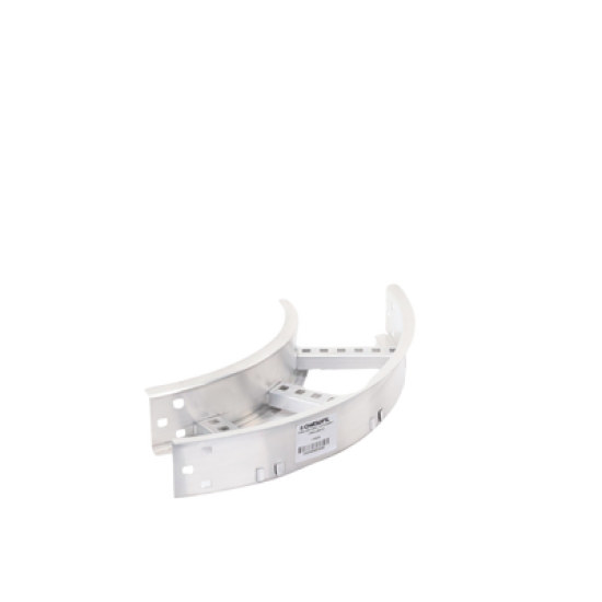 Curva Horizontal de Aluminio de 90° Perfil Z / Peralte 3 1/4