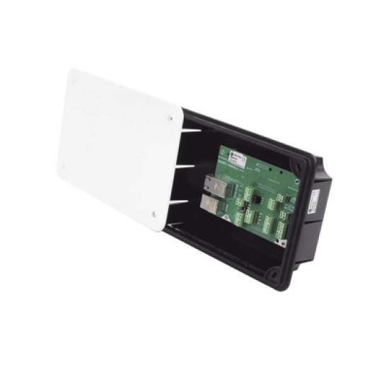 Terminal de Habitación IP de Empotrar / Bus RS485 / 12 Entradas Digitales / SIP / PoE / Compatible con NX1071 y NX1075