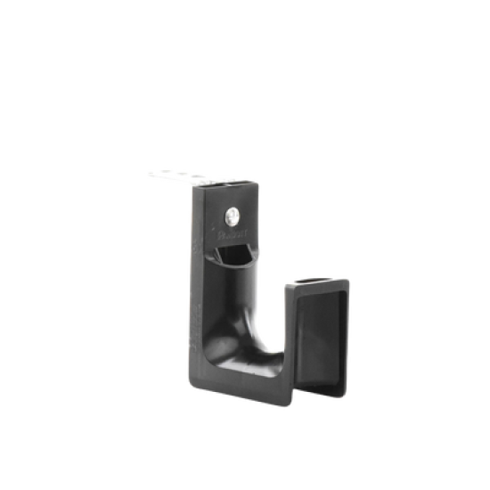 Sujetador STRONGHOLD tipo J (J-Hook), Con Soporte para Montaje en Techo, Para 46 Cables Cat6, Nylon 6.6, Color Negro, 1 pieza