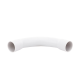 Curva de radio estrecho para tubería rígida, recomendado para cables de datos, PVC Auto-extinguible, de 25 mm