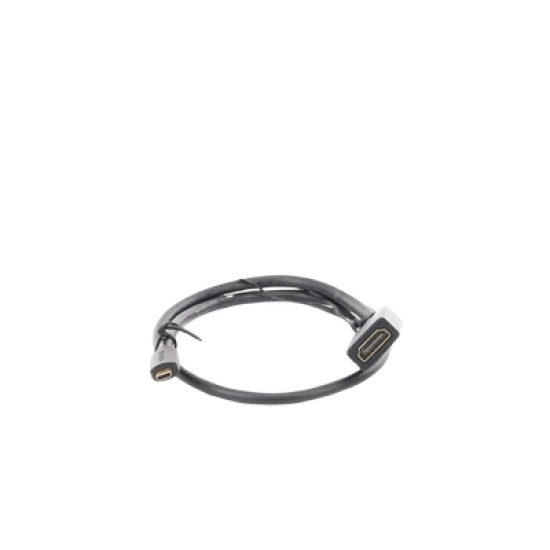 Adaptador Micro HDMI a HDMI (HDMI Tipo D)   / 18Gbps / 4K@60Hz / HDR /  Tecnología 3D / ARC / Carcasa PC+ABS / HDCP/ Longitud de 22 cm