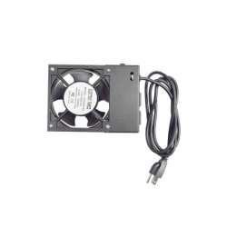 Ventilador 110 Vca con Clavija para Gabinete de Pared con 2 Tomas de Corriente 