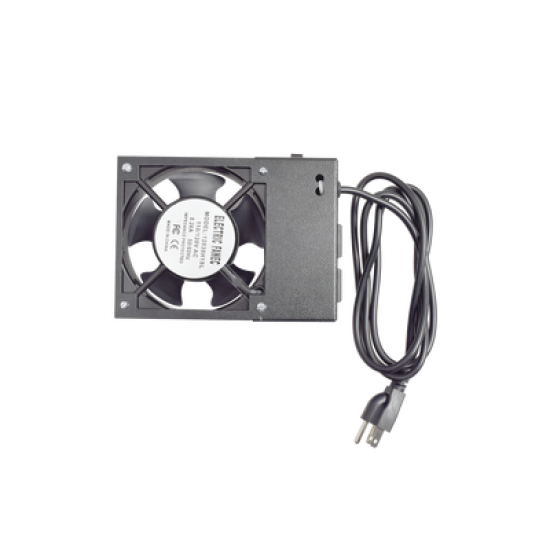 Ventilador 110 Vca con Clavija para Gabinete de Pared con 2 Tomas de Corriente 