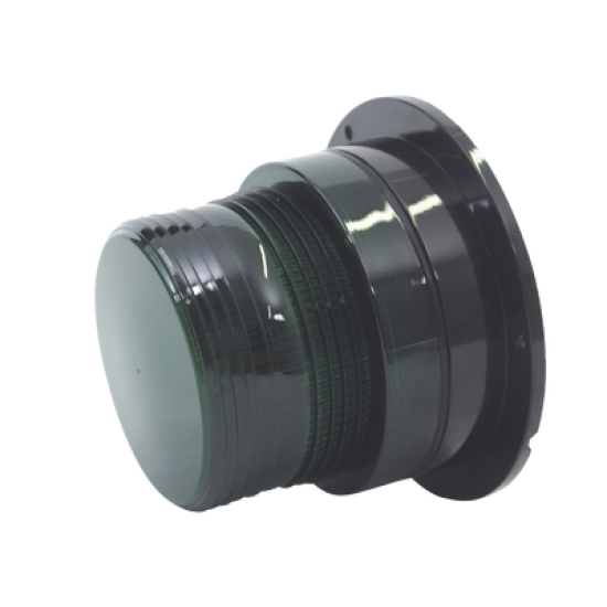 Burbuja Brillante de Larga Vida Útil, con 8 LEDs Color Verde, Domo Verde