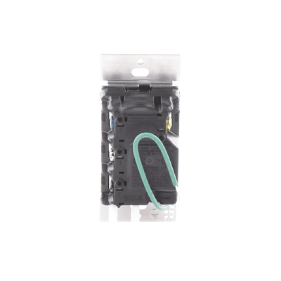 (RadioRa3) Apagador Sunnata color negro para linea Radio Ra3, 8A de iluminación, 5.8A Motor