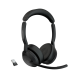 Jabra Evolve2 55, Auricular stereo versión MS, dongle USB-A con cancelación de ruido (25599-999-999) 