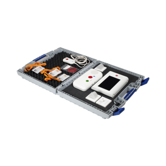 Maletín Funcional Demo Sistema de Llamada Paciente Enfermera IP con Terminales IP y Periféricos